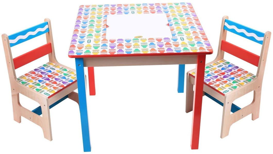 Grow'n Up Crayola Wooden Table & Chair Set