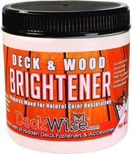 Load image into Gallery viewer, DeckWise Deck &amp; Wood Brightener Part-2 for Hardwood and Thermal Wood Decking Including Hardwood Siding Cleans 600 Sq. Ft. of Wood (16 oz.)