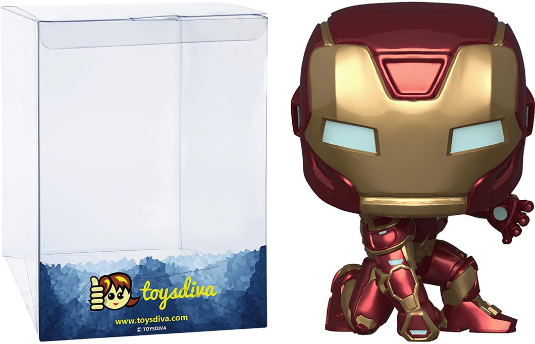 IRO n Ma n: Funk o Pop! Games Vinyl Figure Bundle with 1 Compatible 'ToysDiva' Graphic Protector (626 - 47756 - B)