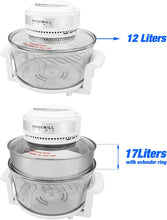Load image into Gallery viewer, Rosewill Infrared Halogen Convection Oven with Stainless Steel Extender Ring