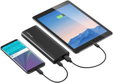 Load image into Gallery viewer, myCharge RazorMega-C Portable Charger 20100mAh / 18W Dual USB QC 3.0 External Battery Pack Power Bank for USB A and USB C Devices (Apple iPhone Xs, XS Max, XR, X, 8, 7, 6, SE, 5, Samsung Galaxy, LG)