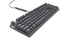 Load image into Gallery viewer, Mionix Wei Mechanical Keyboard US layout - PC and macOS - Cherry MX Red Switches - RGB backlight (Black/Gray)