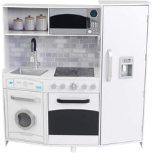 Load image into Gallery viewer, KidKraft Large Play Kitchen with Lights &amp; Sounds - White, 53369