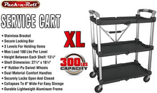 Load image into Gallery viewer, Olympia Tools 85-199 Pack-N-Roll Folding Collapsible Service Cart XL