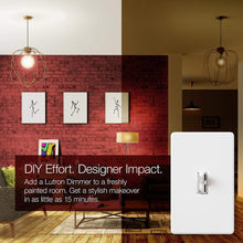 Load image into Gallery viewer, Lutron Toggler LED+ Dimmer Switch | 150-Watt, Single-Pole/3-Way | TGCL-153PH-LA | Light Almond