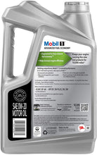 Load image into Gallery viewer, Mobil 1 120758 Advanced Full Synthetic Motor Oil for 0W-20 5, 4.73L