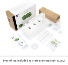 Load image into Gallery viewer, Click &amp; Grow Smart Garden 3 Indoor Herb Garden (Includes Basil Plant Pods), Beige