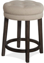 Load image into Gallery viewer, Hillsdale Krauss Swivel Bar Stool in Charcoal Gray