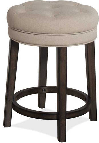 Hillsdale Krauss Swivel Bar Stool in Charcoal Gray