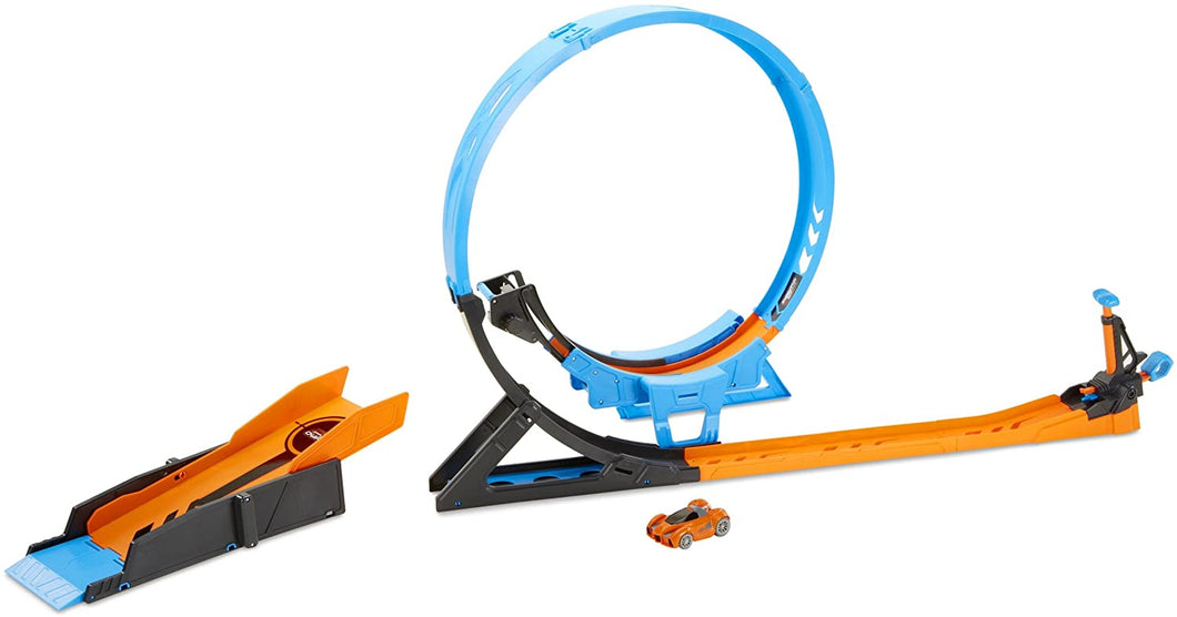 Air Chargers 647284 3-N-1 Stunt Loop Set with Air Pump & Exclusive Car