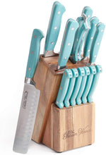 Load image into Gallery viewer, The Pioneer Woman Cowboy Rustic Forged 14-Piece Knife Block Set