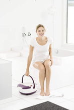 Load image into Gallery viewer, Beurer FB21 Luxury Bubble Foot Bath Spa, Water Tempering, Relaxing Vibration Massage and Bubble with Pedicure Attachments, portable foot soaking tub to use before pedicure, foot reflex zone massage