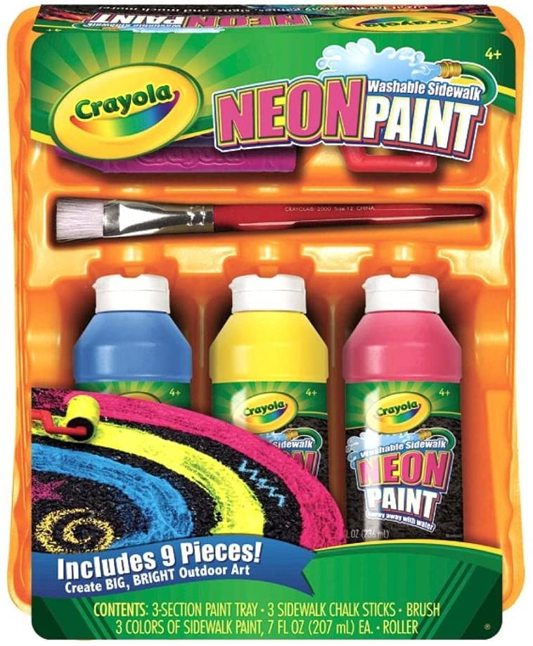 Crayola Sidewalk Washable Paint Tray, Outdoor - 1 Ea