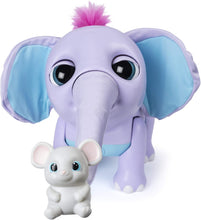 Load image into Gallery viewer, Wildluvs Juno My Baby Elephant with Interactive Moving Trunk &amp; Over 150 Sounds &amp; Movements