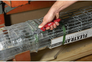 Milwaukee 48-22-1901 Fastback Press and Flip Utility Knife with Belt Clip and Onboard Wire Stripping