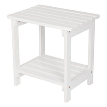 Load image into Gallery viewer, Shine Company Inc. 4104WT Rectangular Side Table, White