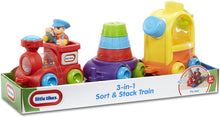 Load image into Gallery viewer, Little Tikes 3 in 1 Sort &amp; Stack Train, Multicolor