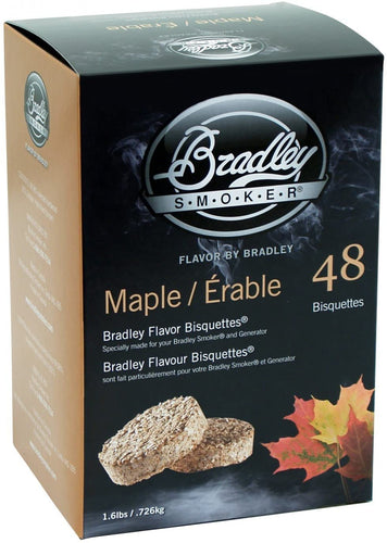 Bradley Technologies Smoker Bisquettes 48 Pack - Maple