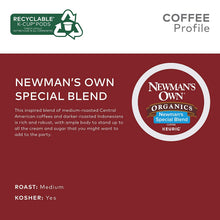 Load image into Gallery viewer, Newman's Own Organics, Single-Serve Keurig K-Cup Pods, Medium Roast Coffee,