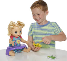 Load image into Gallery viewer, Baby Alive Happy Hungry Baby Blond Curly Hair Doll