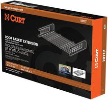 Load image into Gallery viewer, CURT 18117 21 x 37-Inch Roof Rack Extension for CURT Rooftop Cargo Carrier 18115