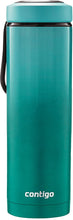 Load image into Gallery viewer, Contigo 2039256 Vacuum-Insulated Stainless Steel Water Bottle with a Quick-Twist Lid, 24 oz, Blue Corn
