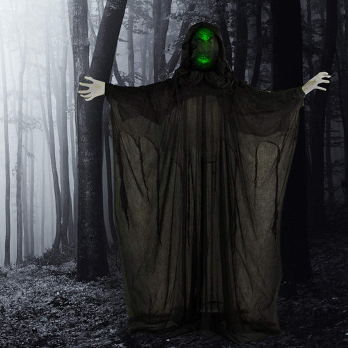 Haunted Hill Farm HHRPR-4FLSA Life-Size Animatronic Reaper, Color 1