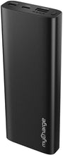 Load image into Gallery viewer, myCharge RazorMega-C Portable Charger 20100mAh / 18W Dual USB QC 3.0 External Battery Pack Power Bank for USB A and USB C Devices (Apple iPhone Xs, XS Max, XR, X, 8, 7, 6, SE, 5, Samsung Galaxy, LG)