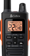 Load image into Gallery viewer, Cobra RX680 2 Watt Rugged Walkie Talkies - Waterproof &amp; Dustproof, Rechargeable, Long Range up to 38-Mile Two Way Radio with NOAA Weather Alert &amp; VOX (2 Pack)