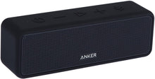 Load image into Gallery viewer, Anker Soundcore 2 Portable Bluetooth Wireless Rechargeable 12-Watt Speaker with Superior Stereo Sound, Exclusive BassUp, IPX5 Water-Resistant and 24-Hour Playtime, Black