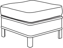 Load image into Gallery viewer, Classic Accessories Veranda Ottoman/Side Table Cover Small