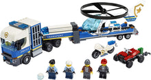 Load image into Gallery viewer, LEGO City Police Helicopter Transport 60244 Police Toy, Cool Building Set for Kids, New 2020 (317 Pieces)