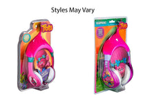 Load image into Gallery viewer, Trolls Poppy Kid Friendly Headphones with Built in Volume Limiting Feature for Kid Friendly Safe Listening