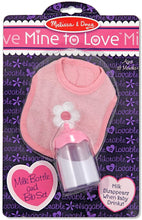 Load image into Gallery viewer, Melissa &amp; Doug Milk Bottle and Bib Set