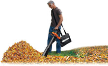 Load image into Gallery viewer, WORX WG518 12 Amp 2-Speed Leaf Blower, Mulcher &amp; Vacuum, 10" x 11" x 40", Orange and Black