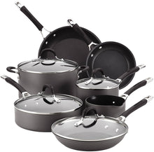 Load image into Gallery viewer, Circulon Momentum Hard-Anodized Nonstick 11-Piece Cookware Set - Gray