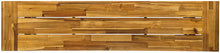 Load image into Gallery viewer, Aromzen Katia Outdoor Acacia Wood Bench with Rustic Metal Accents, Teak Finish