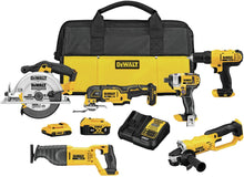Load image into Gallery viewer, DEWALT 20V MAX Cordless Drill Combo Kit, 6-Tool (DCK661D1M1)