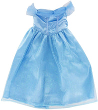 Load image into Gallery viewer, Pink Butterfly Closet Doll Clothes - Princess Blue Dress Outfit Fits American Girl Doll and Other 18 inch Dolls