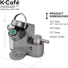 Load image into Gallery viewer, Keurig K-Cafe Coffee Maker, Single Serve K-Cup Pod Coffee, Latte and Cappuccino Maker