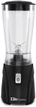 Load image into Gallery viewer, Elite Cuisine EPB-9632 Personal Single Serve Blender, 14 Oz., For Shakes &amp; Smoothies, Black