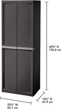 Load image into Gallery viewer, STERILITE 01423V01 4 Shelf Cabinet, Flat Gray, 1-Pack