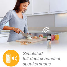 Load image into Gallery viewer, AT&amp;T CL82207 DECT 6.0 Expandable Cordless Phone with Answering System &amp; Smart Call Blocker