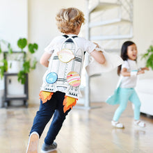 Load image into Gallery viewer, Seedling Littles Galaxy Rocket Adventure Cape Costume Kit for Toddlers Ages 2-4