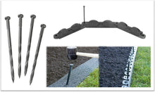 Load image into Gallery viewer, Landscape anchor spikes 9 inch Black (100 quantity)