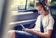 Load image into Gallery viewer, Star Wars Ep 9 Kids Headphones, Adjustable Headband, Stereo Sound, 3.5Mm Jack, Wired Headphones for Kids, Tangle-Free, Volume Control, Foldable, Childrens Headphones Over Ear for School Home Travel