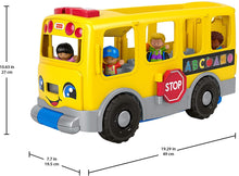 Load image into Gallery viewer, Fisher-Price Little People Big Yellow School Bus, Multicolor