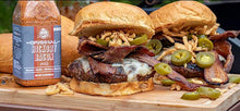 Load image into Gallery viewer, PIT BOSS 67296 Grooved Edge Magnetic Cutting Board, Bamboo