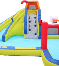 Load image into Gallery viewer, BANZAI Inflatable Water Park with Slide and Pool