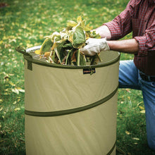 Load image into Gallery viewer, Fiskars Kangaroo Collapsible Container Gardening Bag, 30 Gallon, Green (394050-1004)